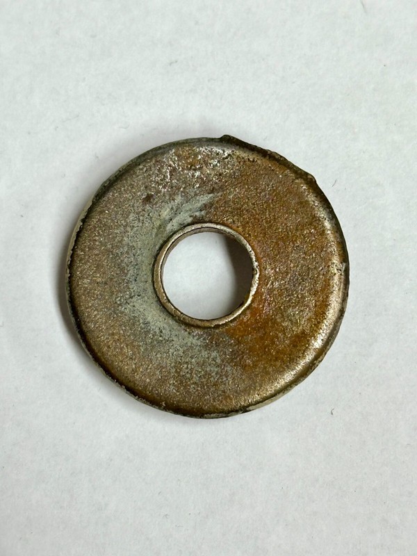SMALL UNIQUE SOLID PLAIN ROUND DOOR ROSETTE, ANTIQUE, VINTAGE,ART DECO VICTORIAN