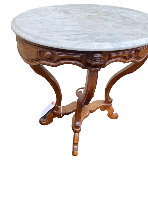 65035 Antique Victorian Walnut Lamp Table Stand gallery