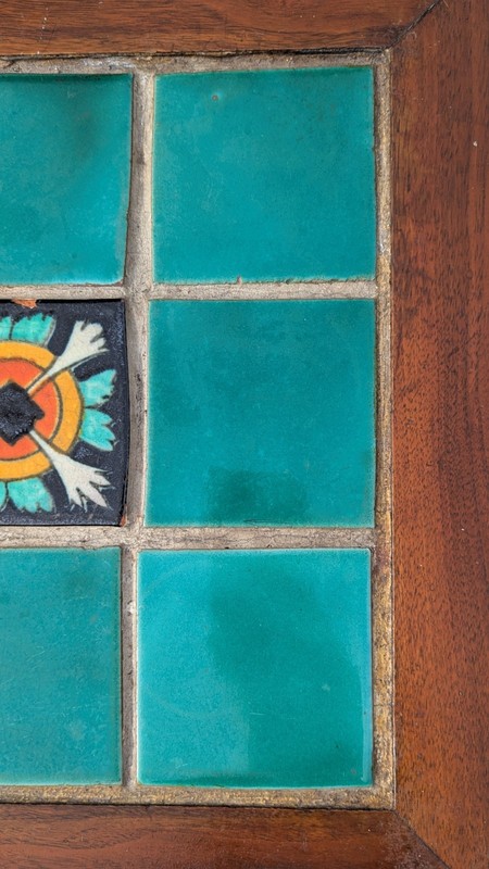 EARLY CALIFORNIA TILE TABLE TAYLOR? ERA RUSTIC SPANISH REVIVAL MISSION 20’s gallery