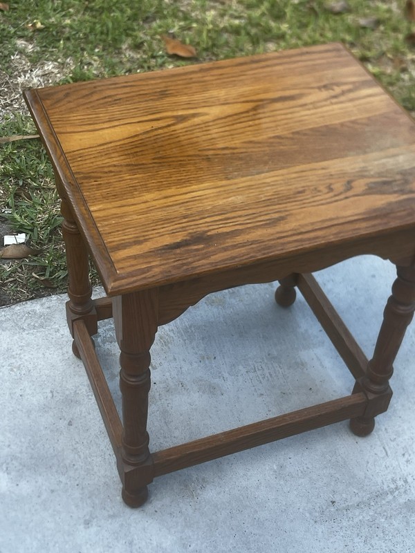 Pennsylvania House Mid Century Oak End Table / Side Table Minor Imperfections gallery