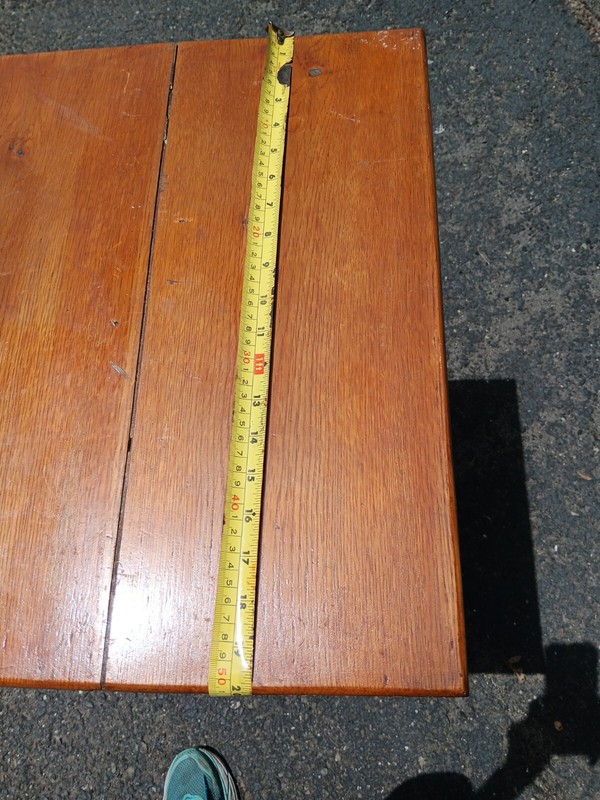 MCM Hardwood Lamp or Side Table Handmade Fern Stand gallery