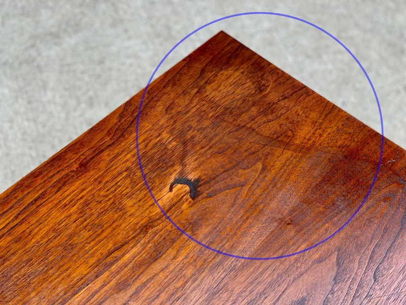 Mid-Century Modern Walnut Rectangle Occasional Side Table gallery