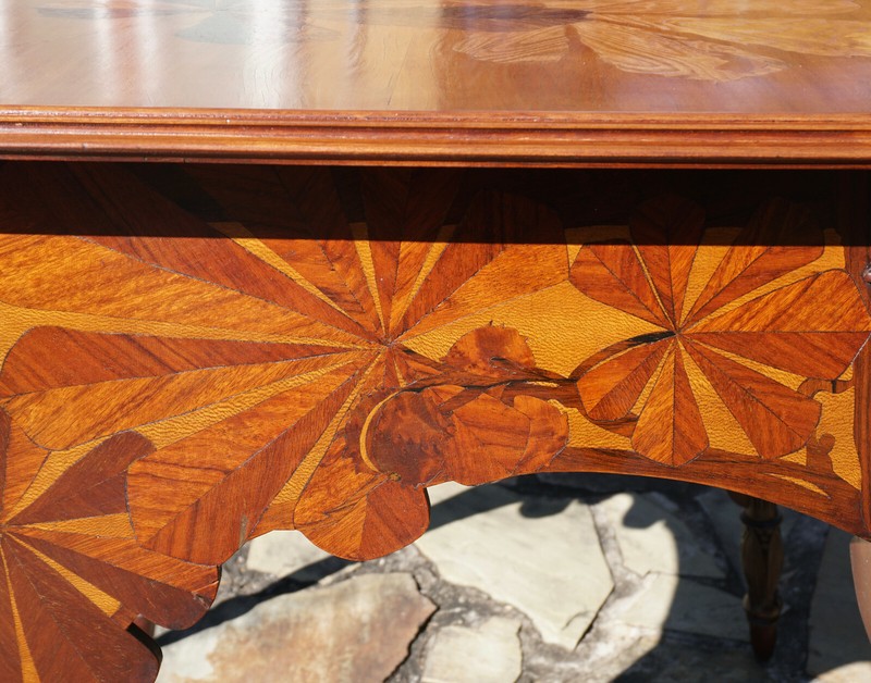 Louis Majorelle Signed French Art Nouveau Game Table, circa 1900 gallery