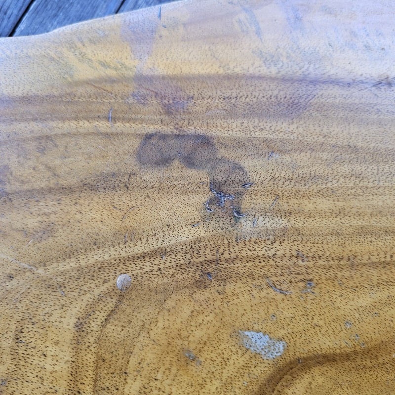 Vtg Wood Inlay Table Top "Letter G" Monogram gallery