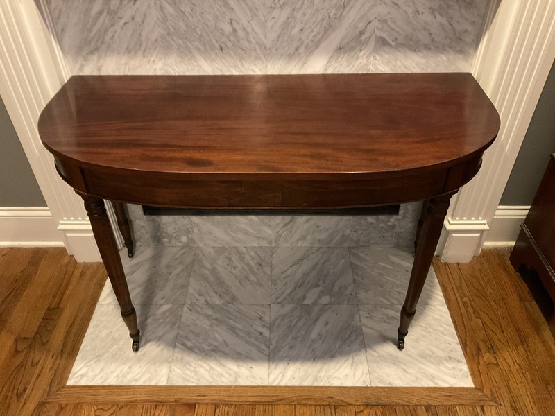 antique demilume table