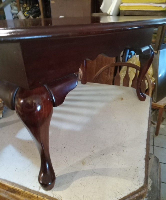 Mid Century Cherry Oval Coffee Table (CT446) gallery