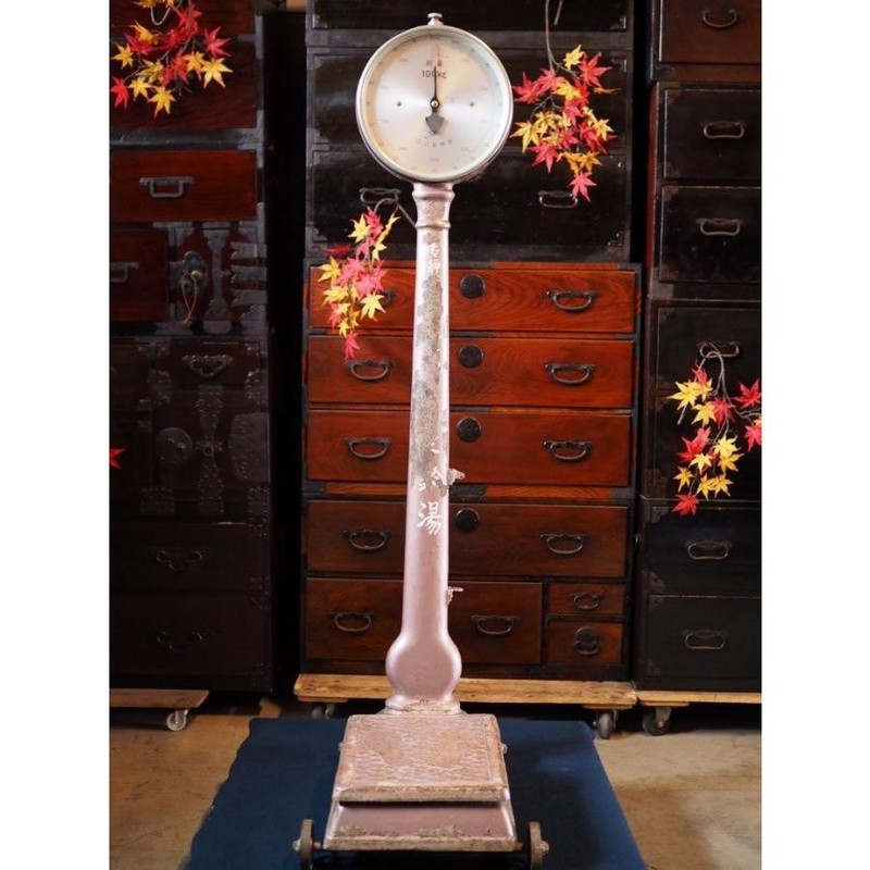 Showa Era Japanese Public Bath Scale L Size Used 21cm (8.3in)