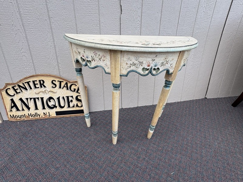 67049 Hand Painted Console Table Stand Sideboard Server gallery