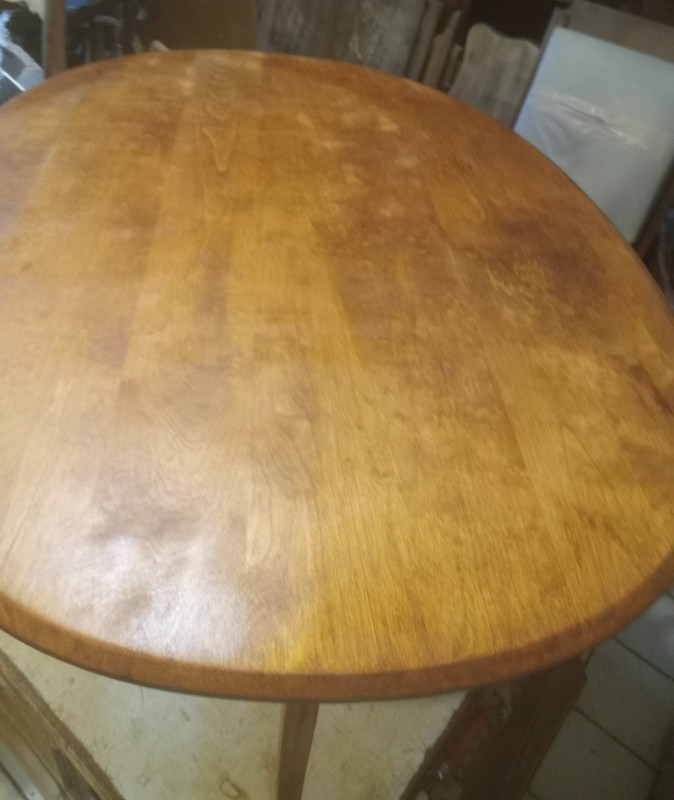 Mid Century Oval Maple Coffee Table by Heywood Wakefield (CT449) gallery