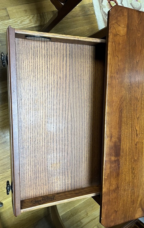 Bob Timberlake Cherry 2 Drawers Side/ End Table - Set Of 2 gallery