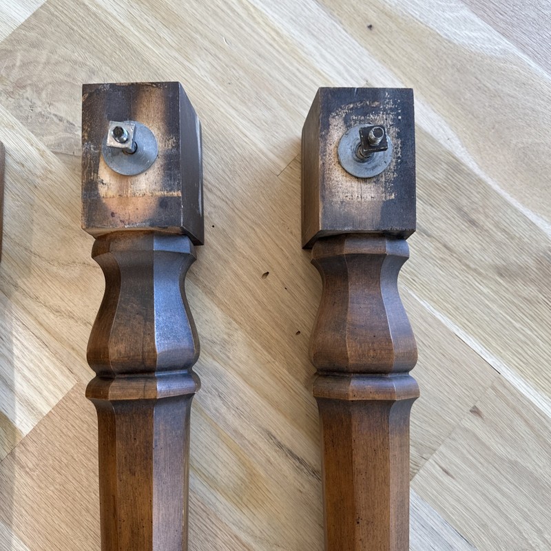 Set of 4 Solid Wood Dining Kitchen Table Legs 28.5" tall gallery