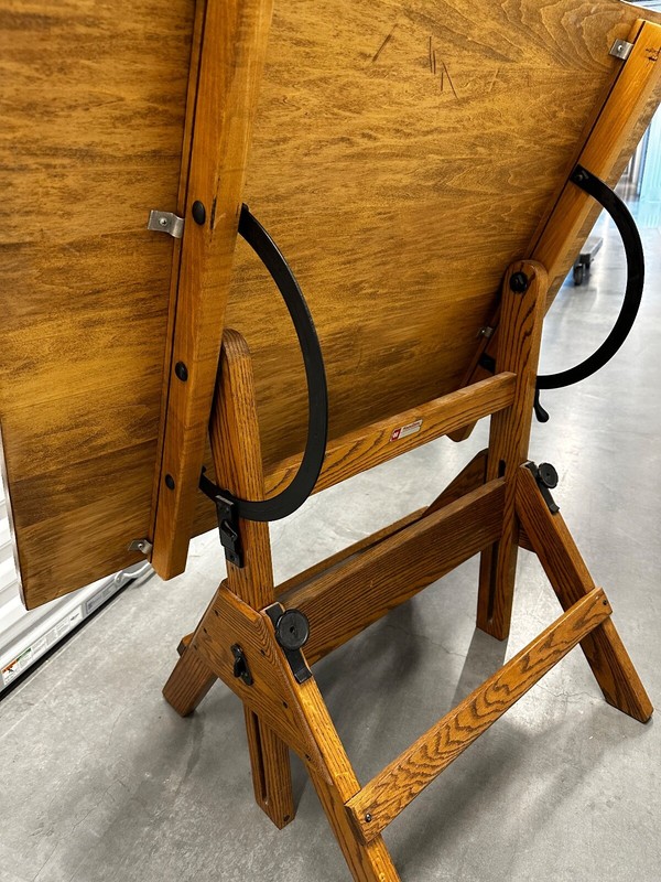 Hamilton Oak Drafting Table, Circa 1950's, Incredible condition! Local to 75069 gallery