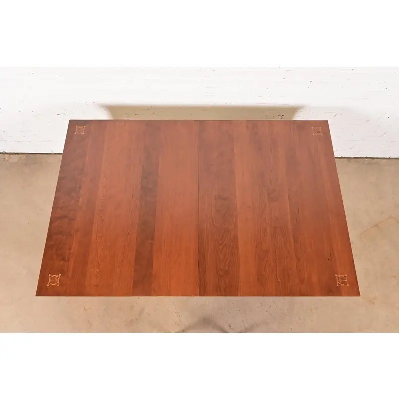 Stickley Harvey Ellis Cherry Wood Extension Dining Table, Newly Refinished gallery