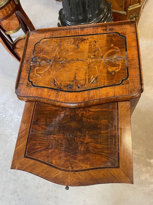 Regency period writing cloth table gallery
