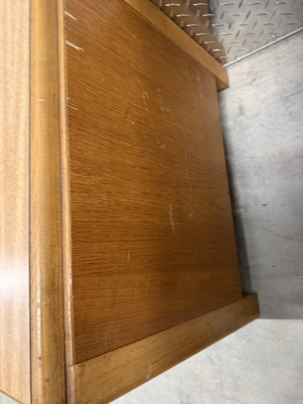 Vintage Lane Oak Cube End Table w/ Storage Cabinet – 1975 Mid-Century Modern gallery