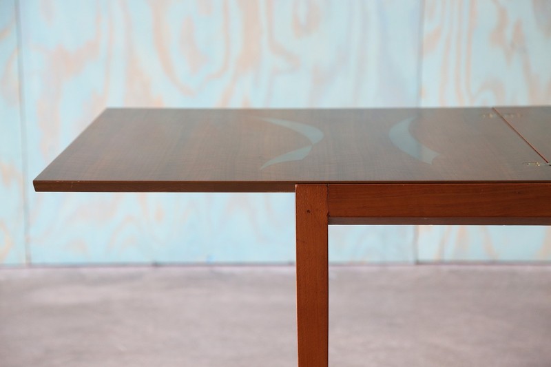 Bertha Schaefer (Attr) for Singer & Sons Flip Top Dining Table MCM 1950s gallery