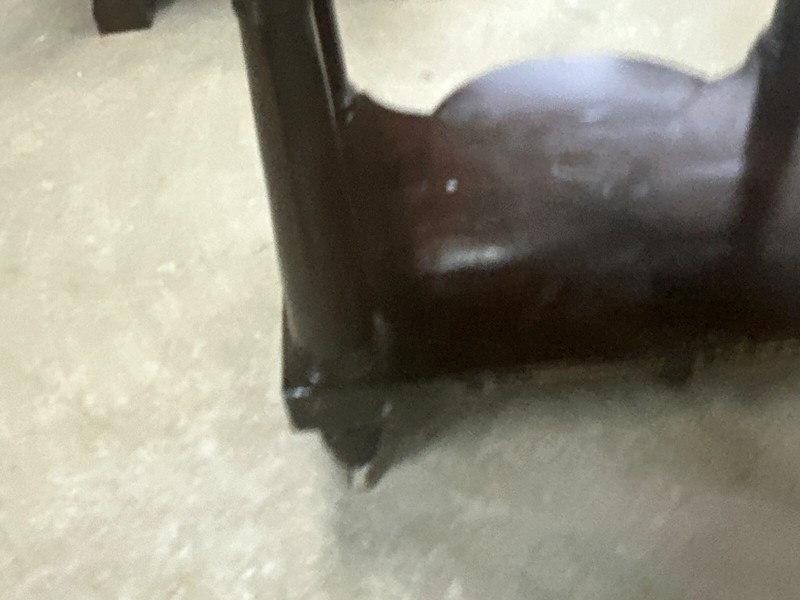 Antique NY Empire classical mixing table 1830 marble top stand mahogany Meeks gallery