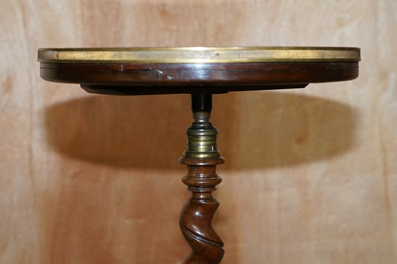 ANTIQUE WILLIAM IV 1830 ROSEWOOD SIDE TABLE + GRAND TOUR CAMEO DISPLAY CASE TOP gallery