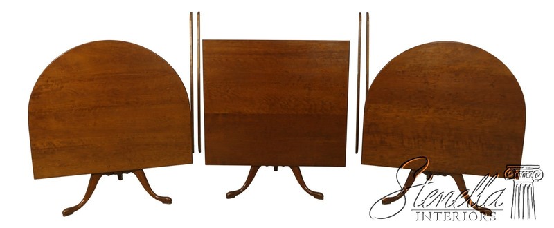 L55894: ELDRED WHEELER Cherry 3 Part Banquet Dining Room Table