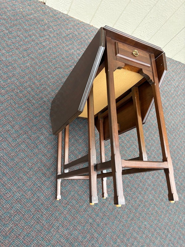 67702 Ethan Allen Drop Leaf Table, Traditional Style, Solid Wood gallery