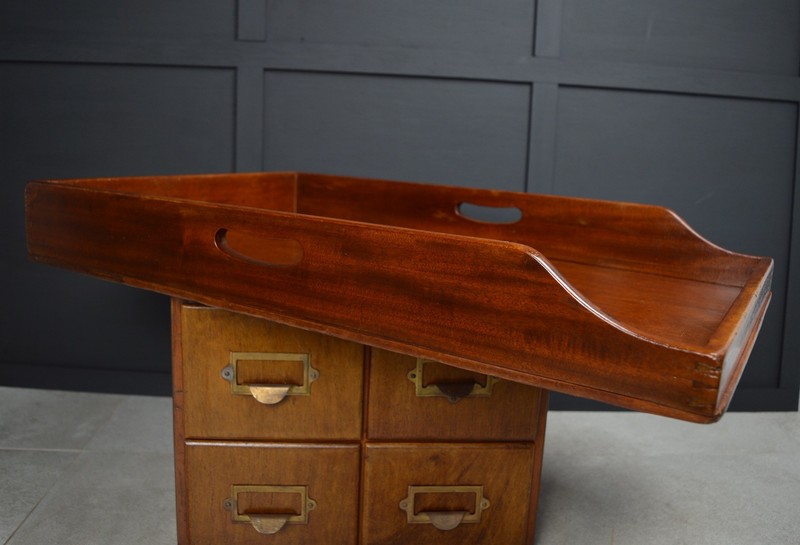 Antique Georgian Mahogany Butlers Tray - 19th Century gallery