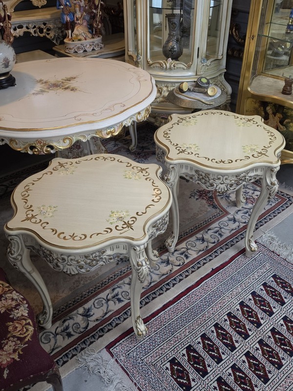 Vintage W. Baedeelandt Belgian Rococo Accent Tables – Pair. gallery