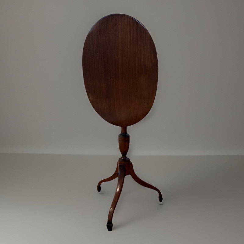 Antique American Walnut Candle Stand, Spider Legs & Spade Feet, Salem MA, C1800