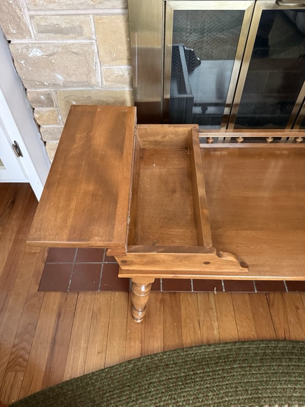 Ethan Allen Early American 45" Coffee Table Vintage gallery