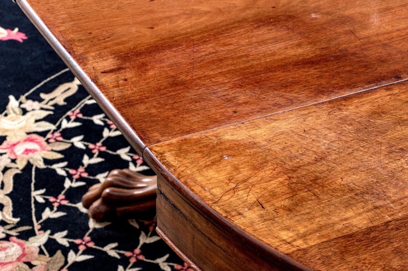 Antique Extension Claw Feet Extension Dining Table gallery
