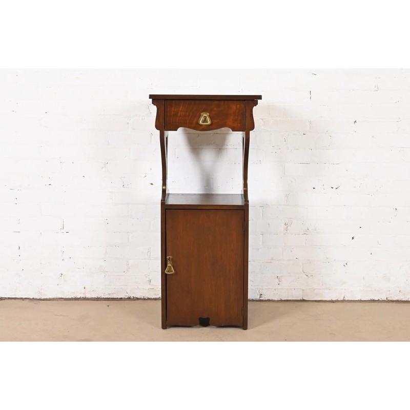 Stickley Brothers Style Antique Mission Oak Arts & Crafts Cellarette, Circa 1910 gallery