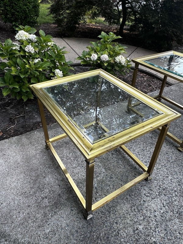 Vintage Pair Mastercraft For Pennsylvania House Hollywood Regency Side Table gallery