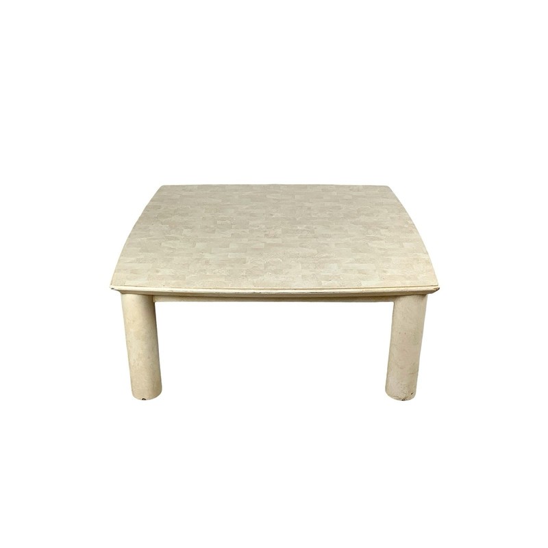 Vintage Lane Furniture Postmodern Coffee Table Cylinder Legs