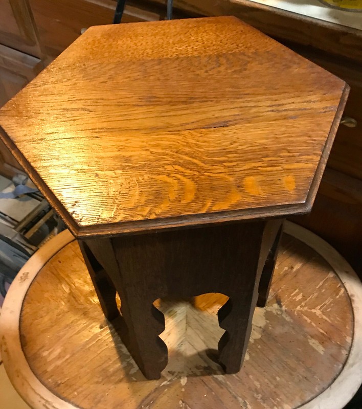 Quarter-sawn Oak Plant Stand (PS129)