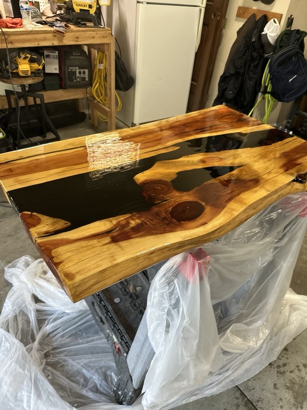 Black River Cedar Coffee Table 3’/4’ Epoxy Resin Coffee Table gallery