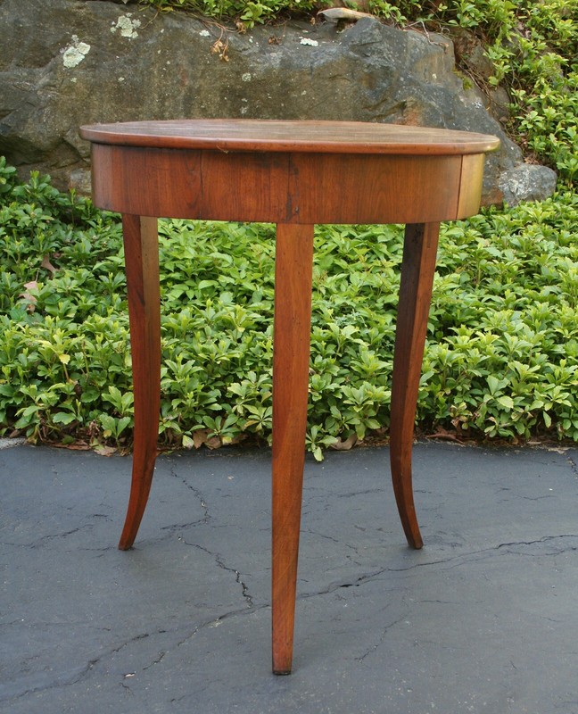 Antique Cherry Country French Table, 19th Century gallery