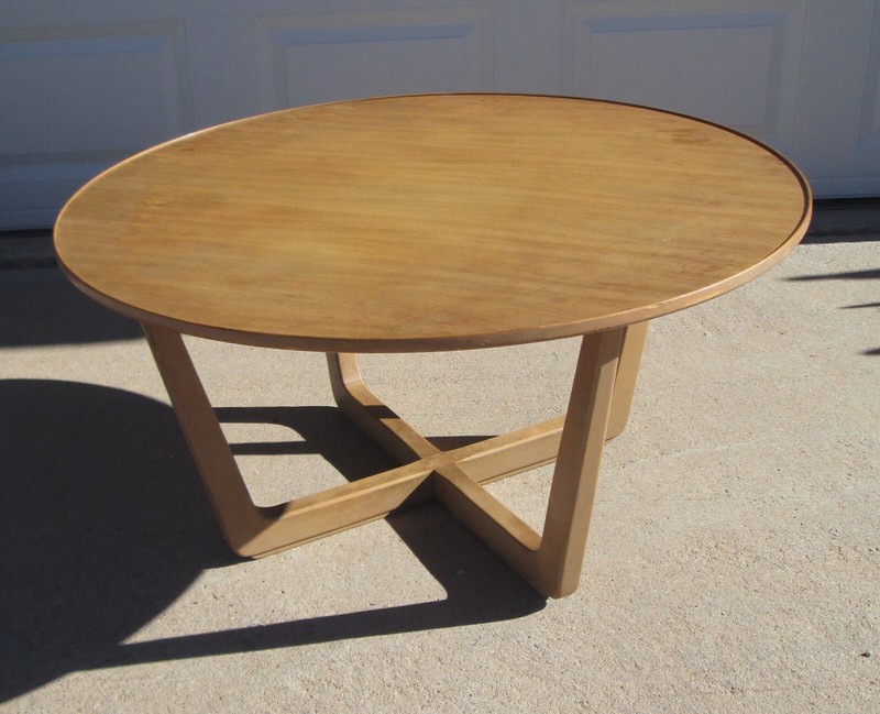 Edward Wormley Drexel Precedent Cocktail Table 36-3/4 inch Diameter Mid Century
