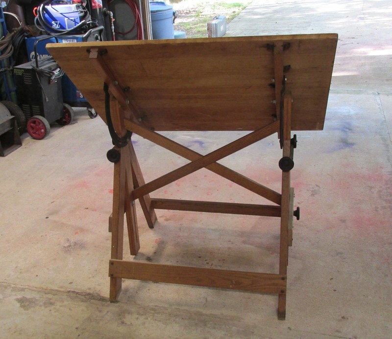 Vintage Keuffel & Esser Co. "Popular" Drawing/Drafting Table, Fully Adjustable gallery