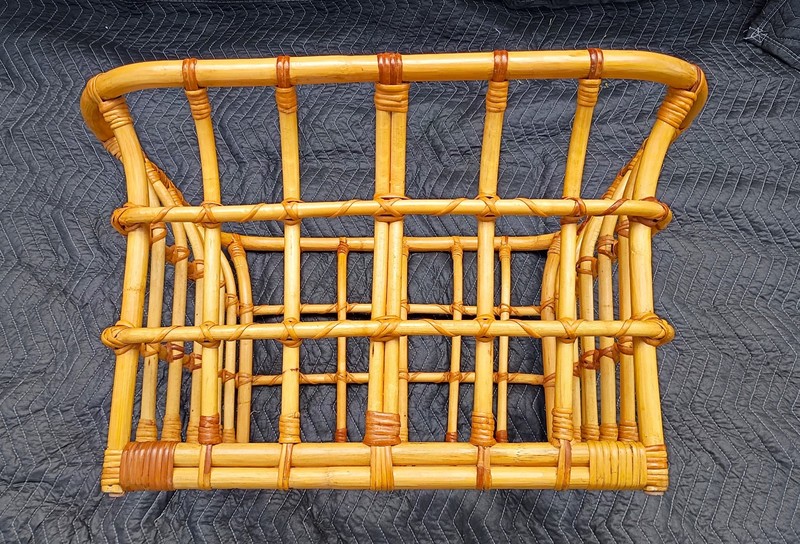 Vintage Brown Jordan Bamboo Coffee Table gallery