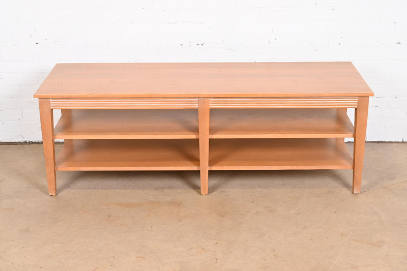 Ethan Allen Swedish Home Three-Tier Maple Coffee Table gallery