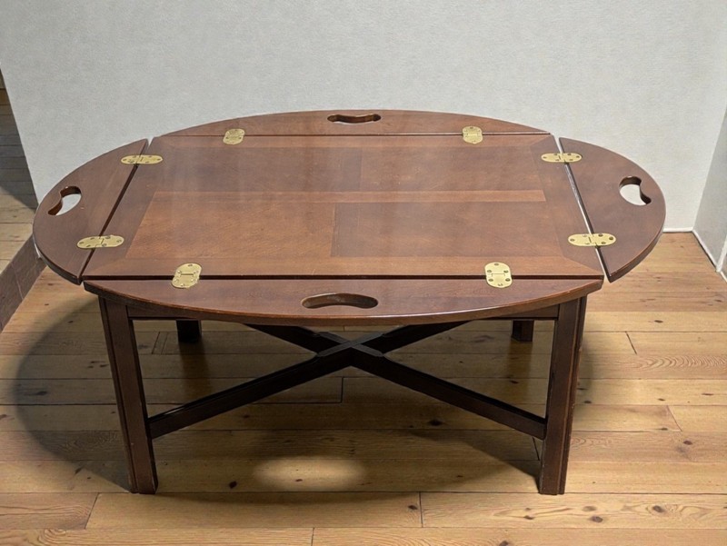 Vintage Cherry Butler’s Tray Top Coffee Table