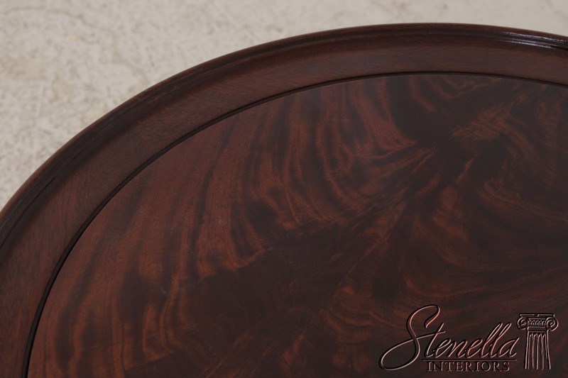 L71818: Chippendale Flame Mahogany Round Parlor Table gallery