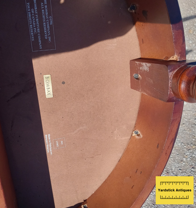 Mahogany Half Moon Entry Table (T815) gallery