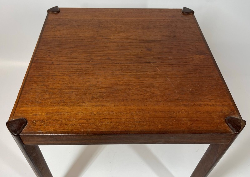 Vintage Hans Olsen LH Lindebo Hansen Mid Century Denmark Teak 13.75" End Table gallery