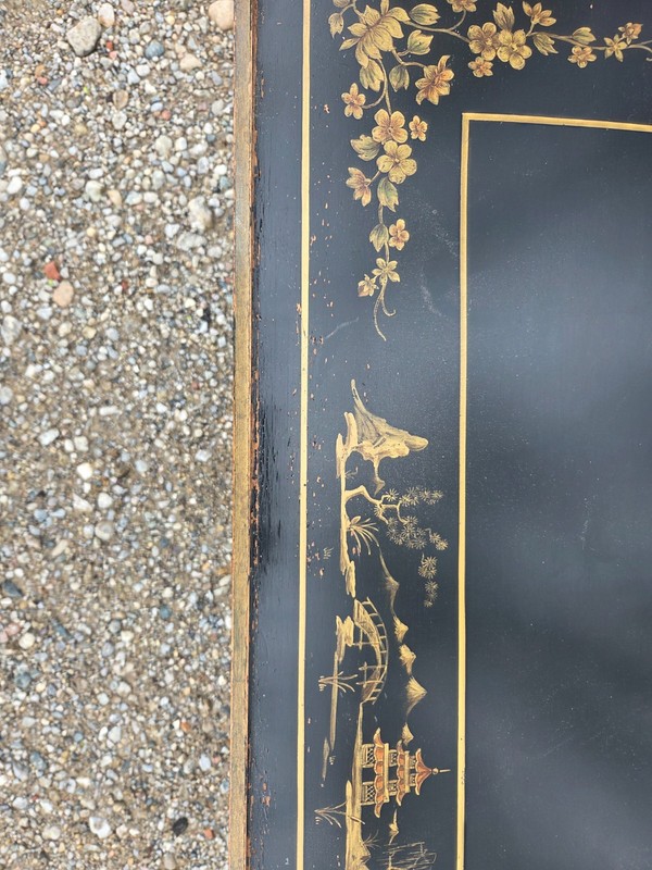 Gilded Chinoiserie Style Side Table gallery