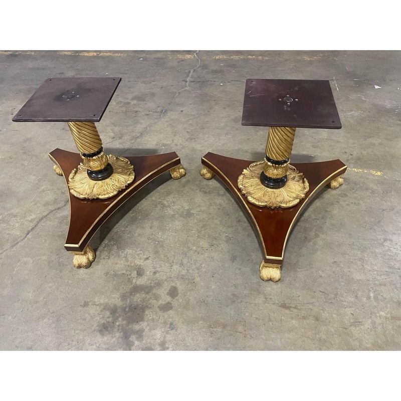 Neoclassical Double Pedestal Dining Table by Baker Furniture gallery