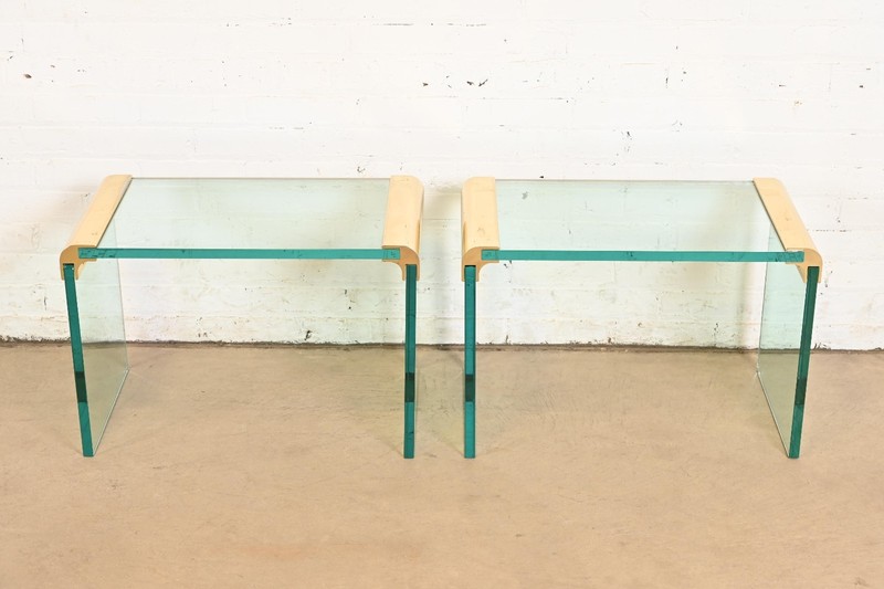 Leon Rosen for Pace Collection Mid-Century Modern Hollywood Regency Side Tables gallery