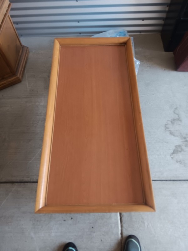 VINTAGE ORIENTAL ALL WOOD COFFEE TABLE gallery