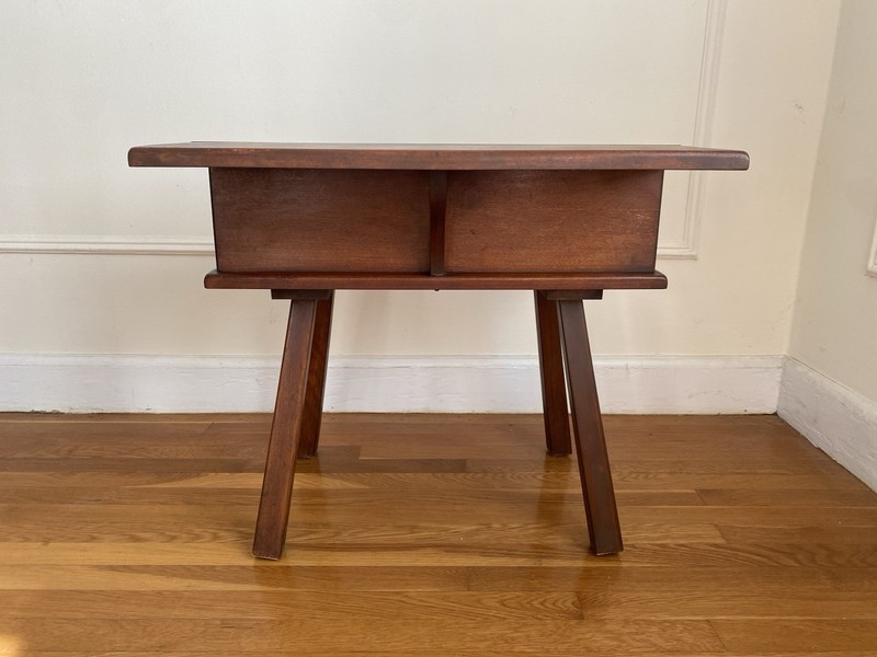 Vintage Sprague & Carleton Cobbler’s Table with Drop Leaf - Extremely Rare gallery