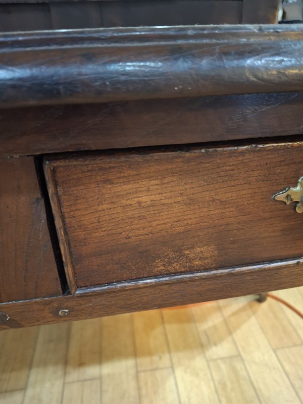 Antique 18th Century Style Tavern Table / Lowboy – Hand Pegged, Queen Anne Legs gallery