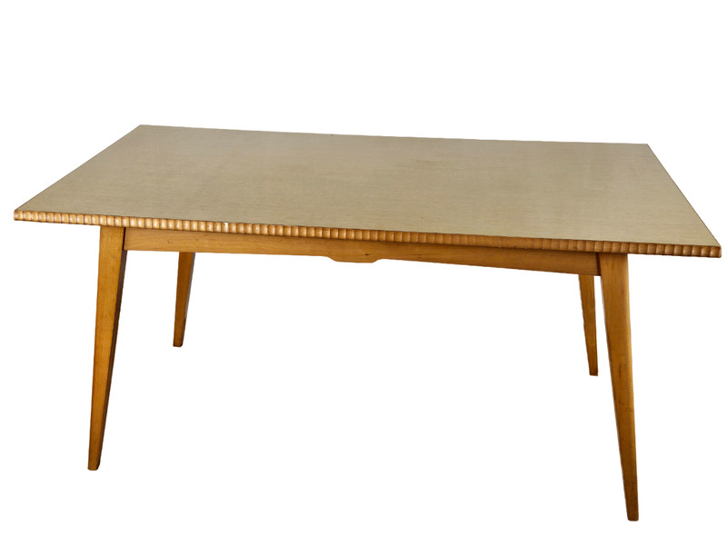 Dining Table in Maple | Vintage 50s Table | Modern Wooden Table